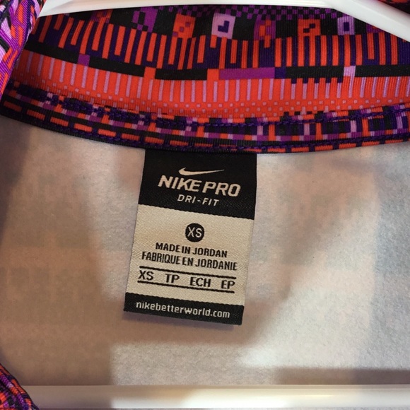 Nike Pro Dri-Fit, XS, Purple & Pink Multi Colors - Picture 4 of 7